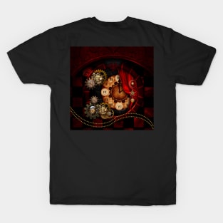 Steampunk, awesome clockwork with gears T-Shirt